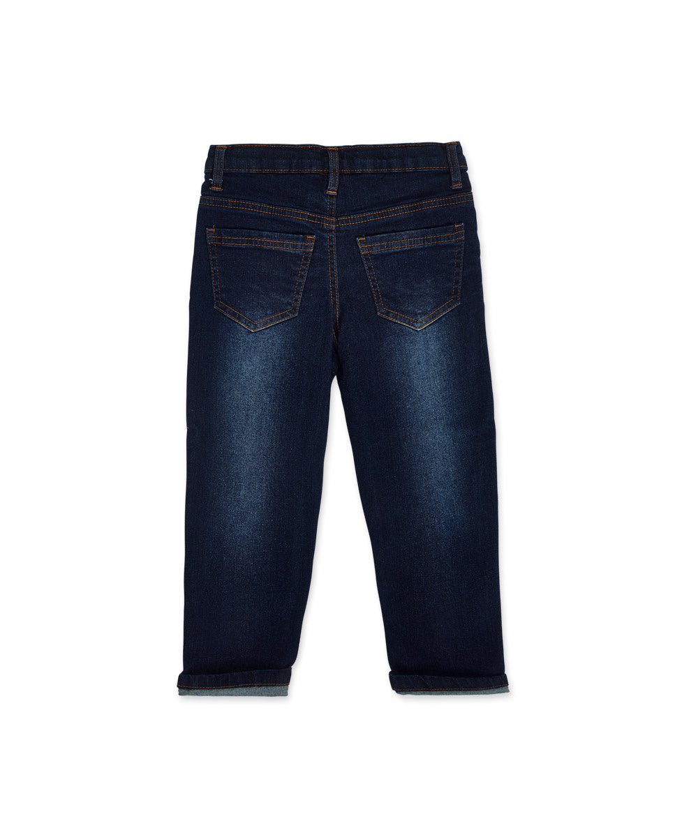 Pantalón denim azul niño New Era