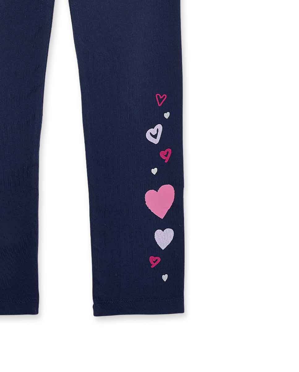 Leggings punto azul niña Fav Things