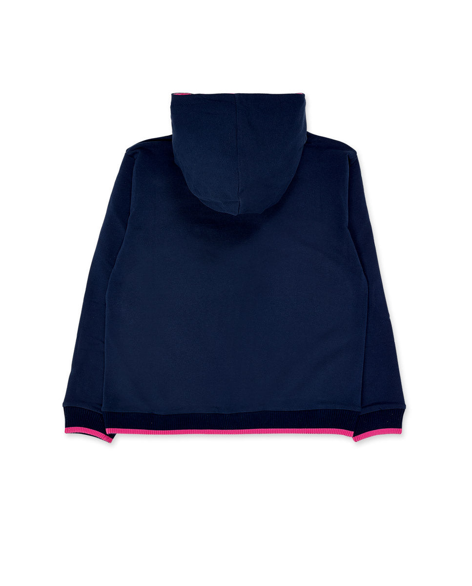 Chaqueta felpa azul niña Fav Things
