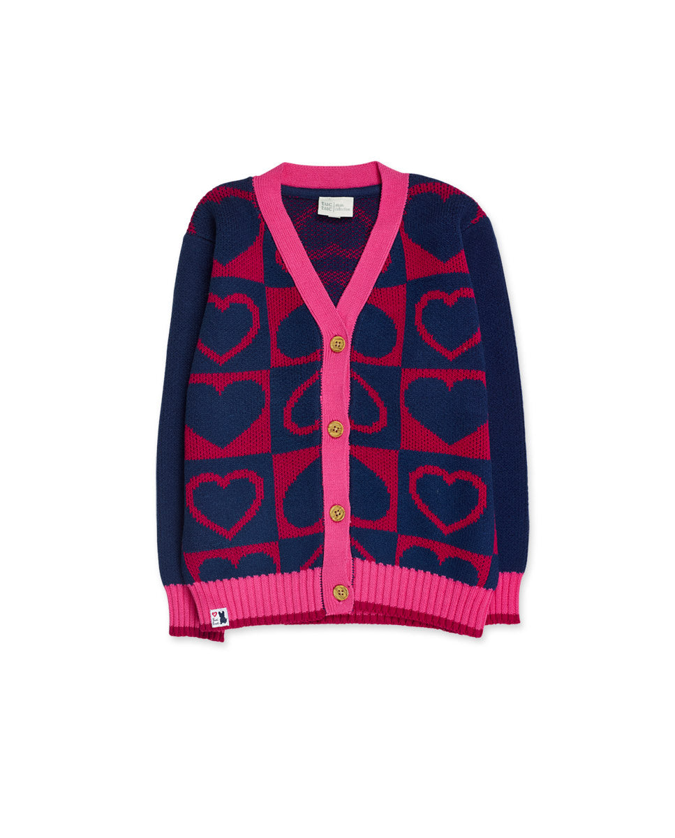 Chaqueta tricot azul niña Fav Things