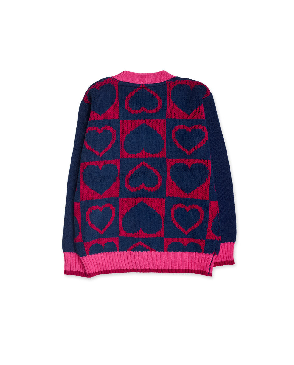 Chaqueta tricot azul niña Fav Things