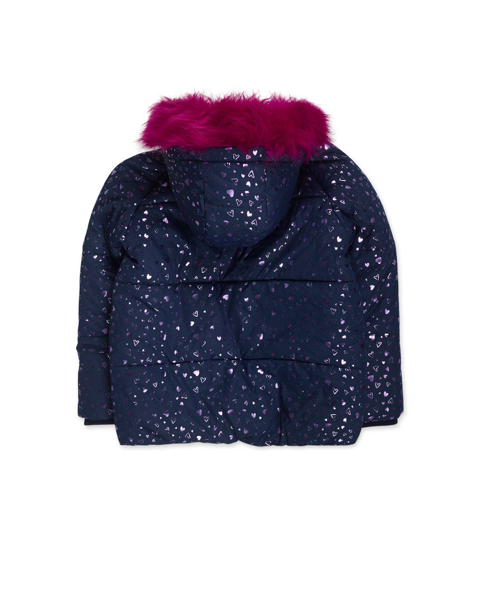 Parka acolchada azul niña Fav Things