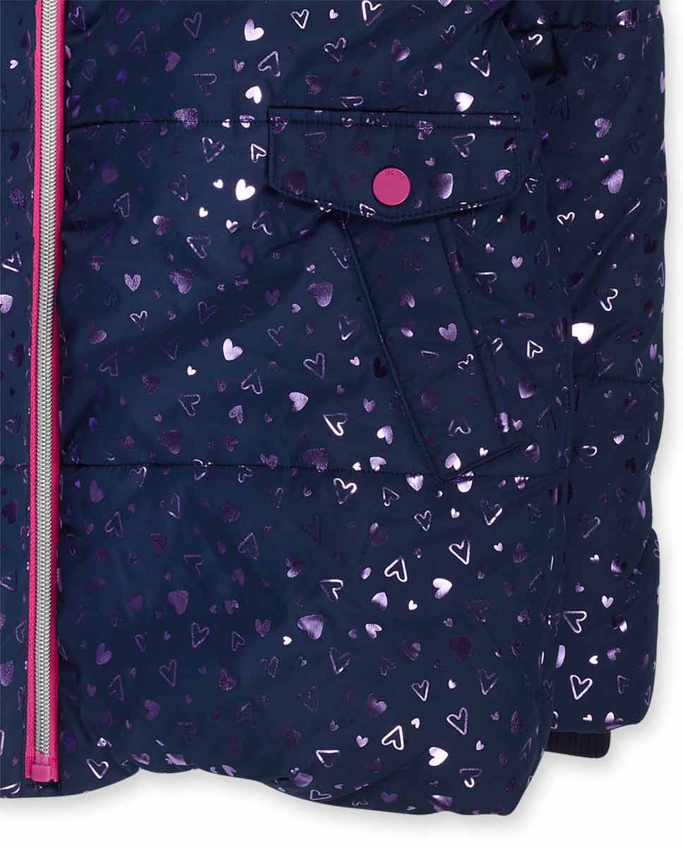 Parka acolchada azul niña Fav Things