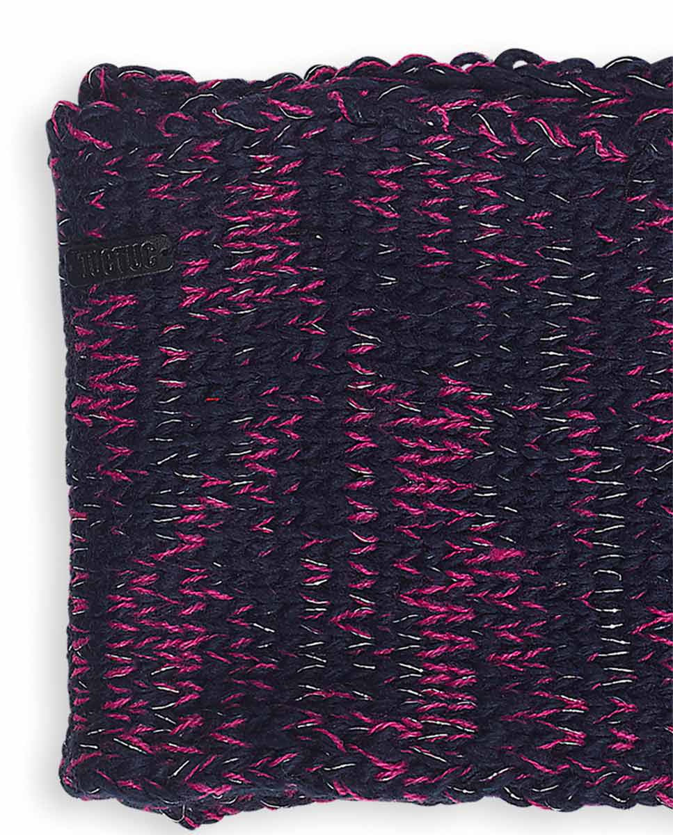 Gorro y bufanda tricot azul niña Fav Things