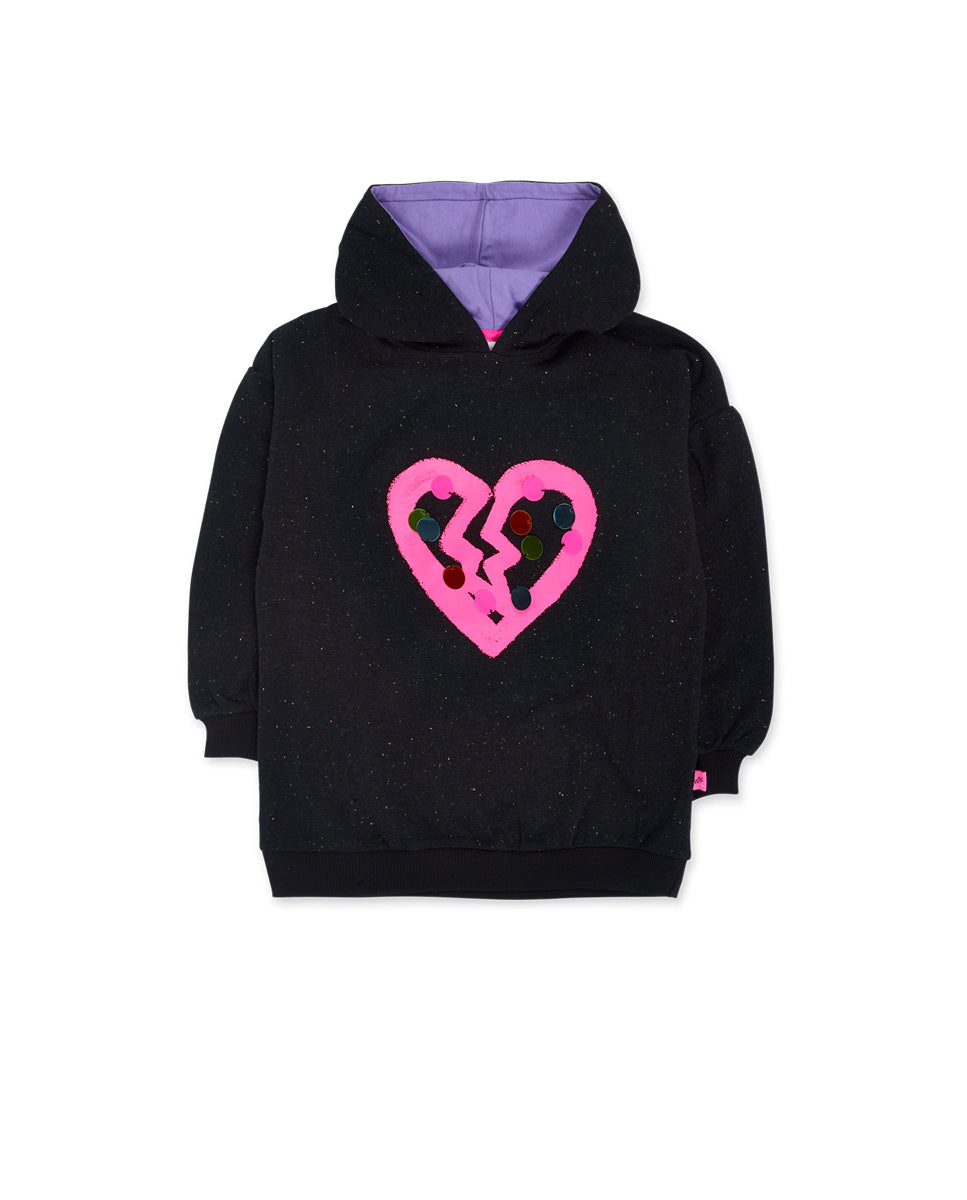 Sudadera felpa negro niña K-Pop