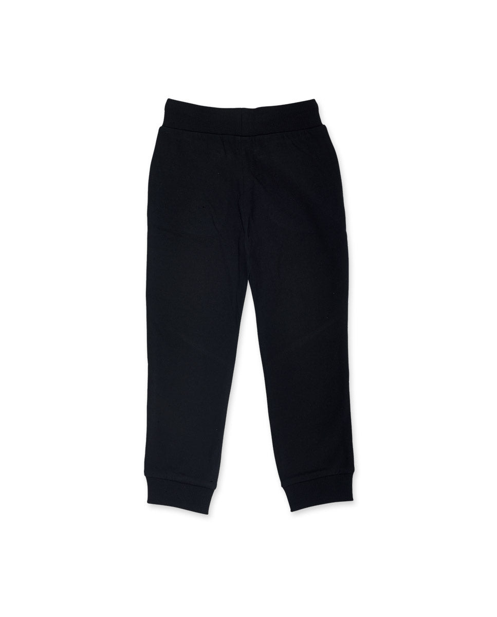 Pantalón felpa negro niño Nice Price