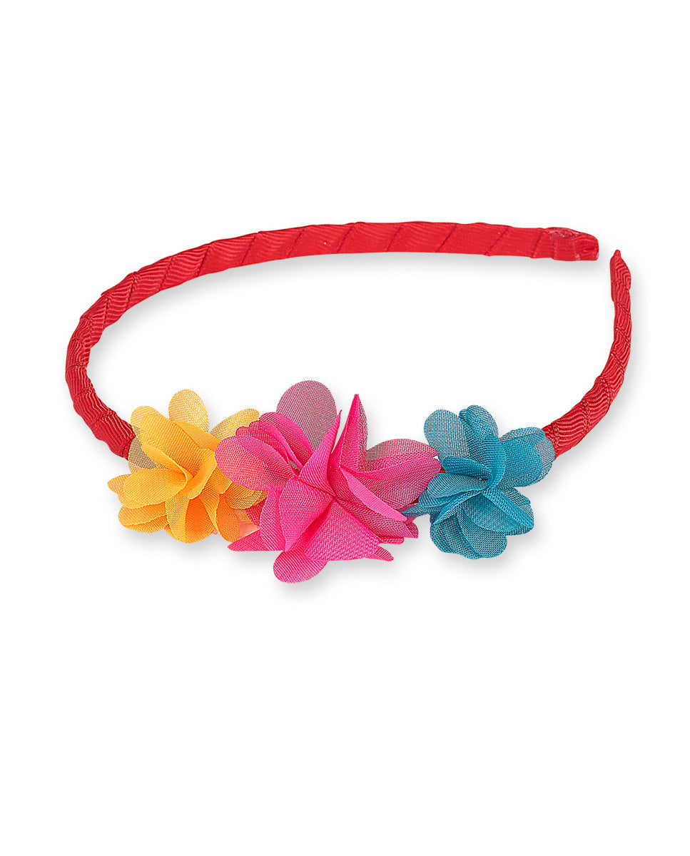 Diadema rígida roja niña Besties
