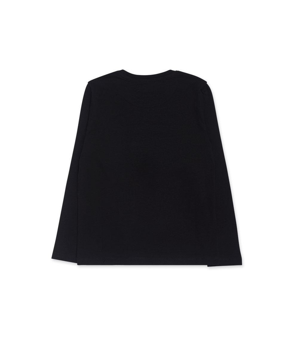 Camiseta punto negro niño Alterverse