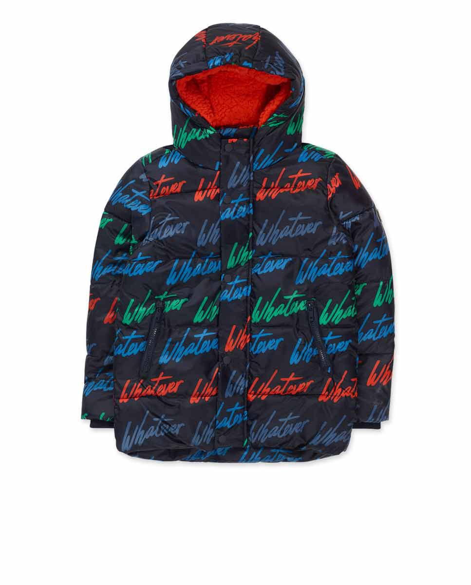 Abrigo plana azul niño Creative Minds