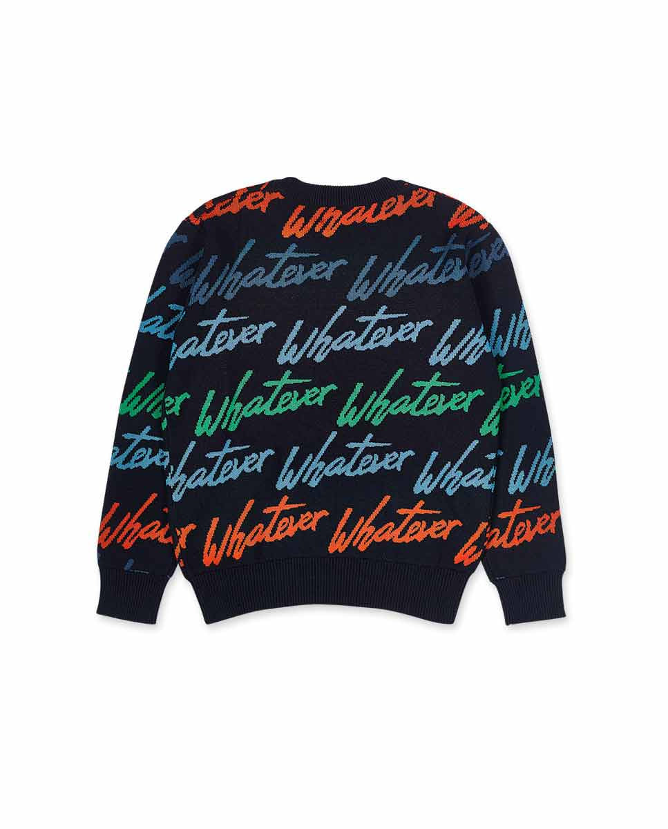 Jersey punto azul niño Creative Minds