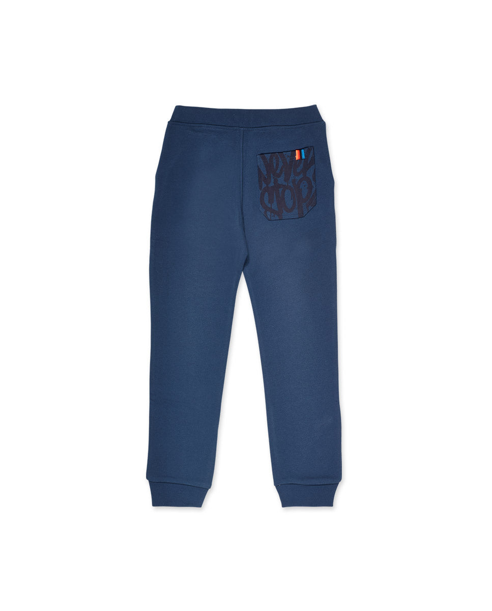 Pantalón punto azul de niño Creative Minds