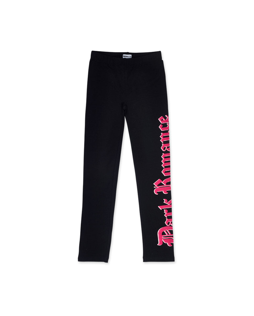 Legging punto negro niña Dark Romance