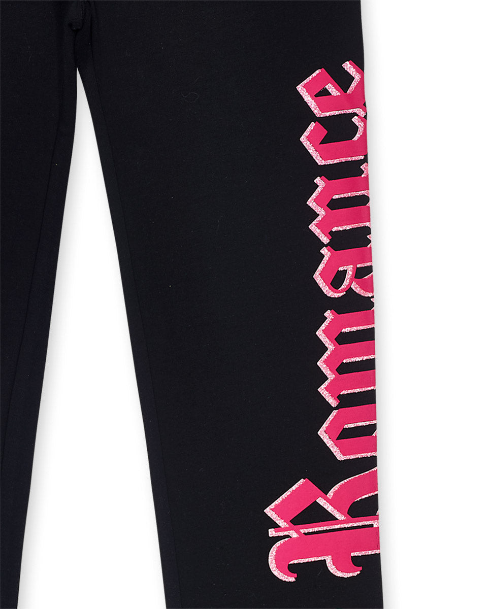 Legging punto negro niña Dark Romance