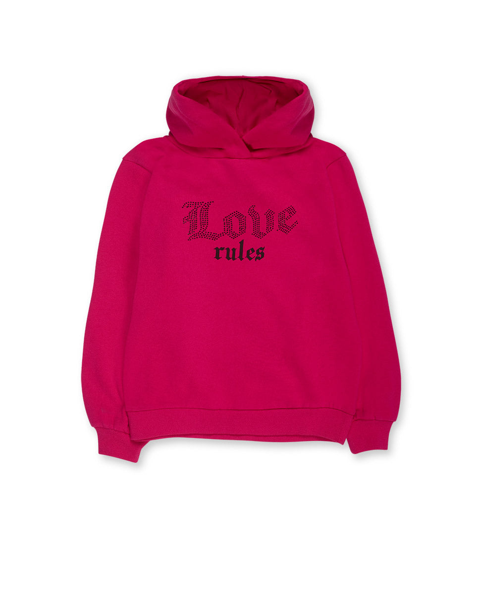 Sudadera punto rosa niña Dark Romance