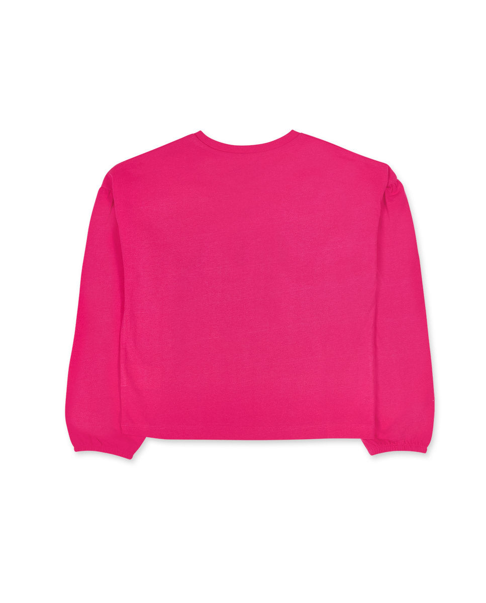 Camiseta punto rosa niña Dark Romance