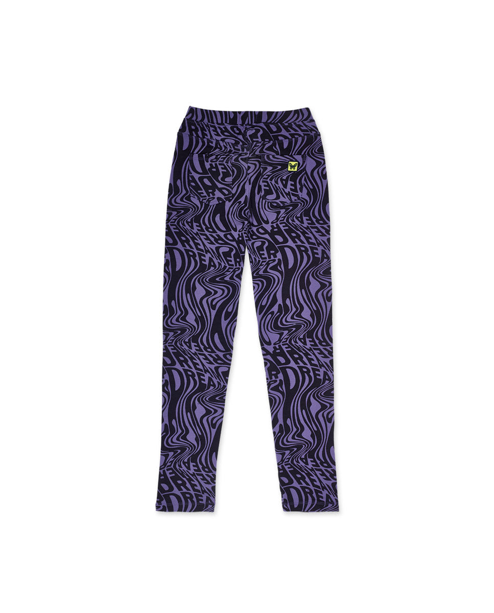 Legging punto lila niña Digital Dreamer