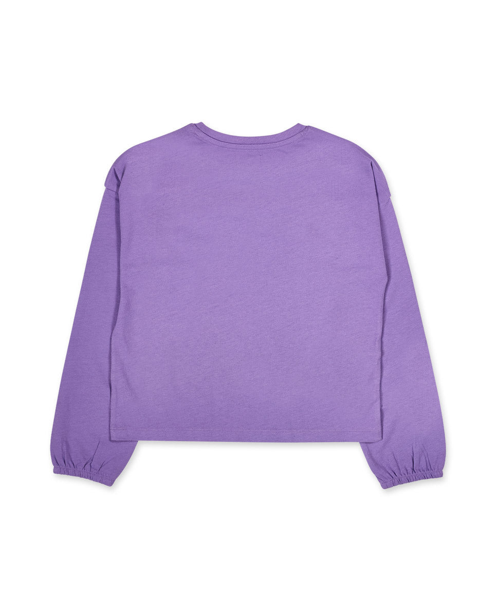 Camiseta punto lila niña Digital Dreamer.