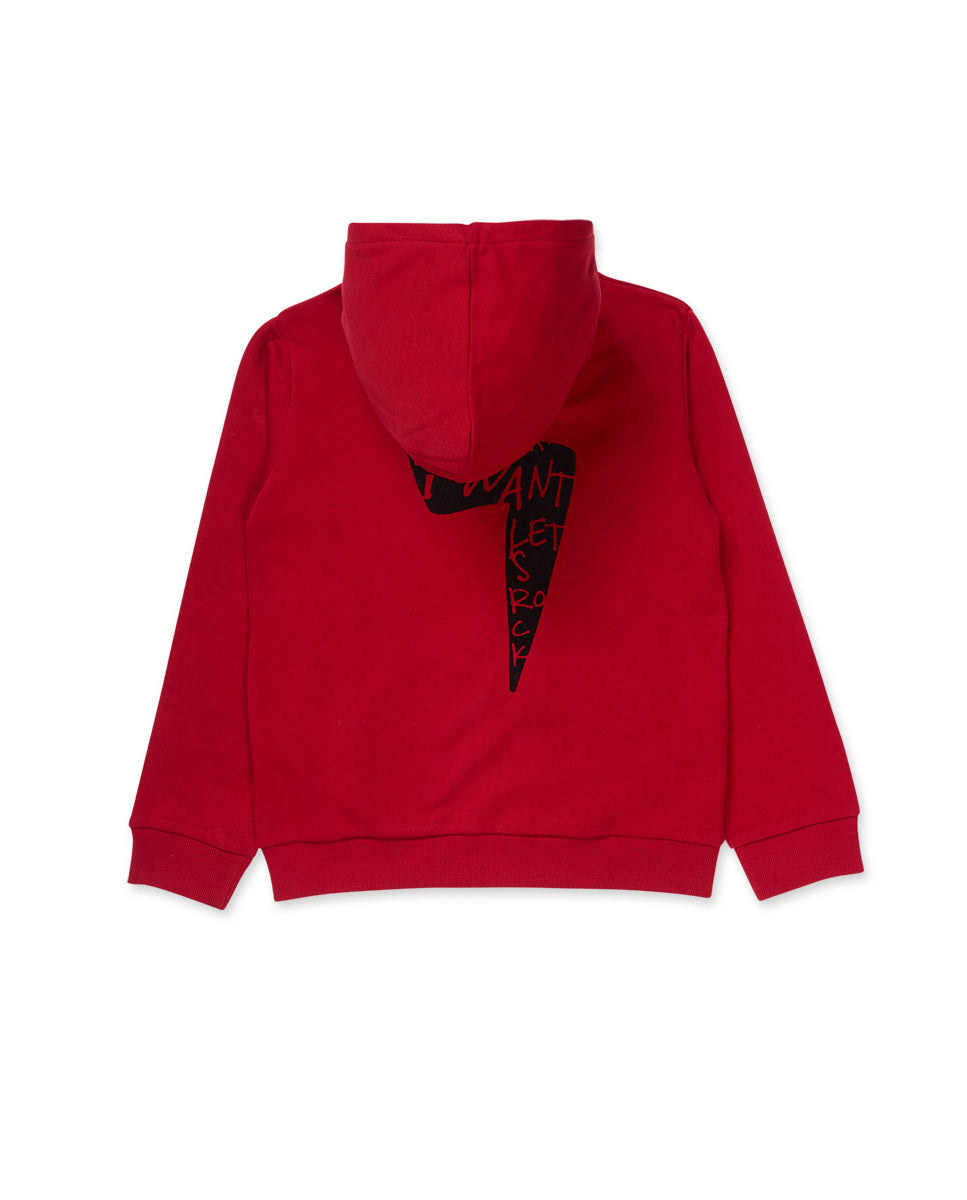Chaqueta punto rojo niño Let's Rock Together