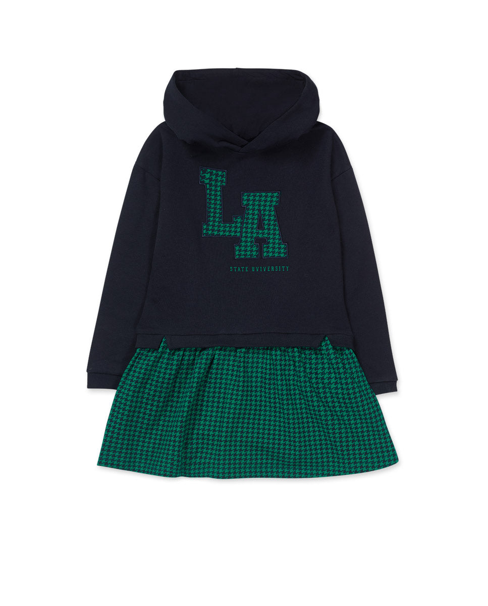 Vestido punto azul niña Love to Learn