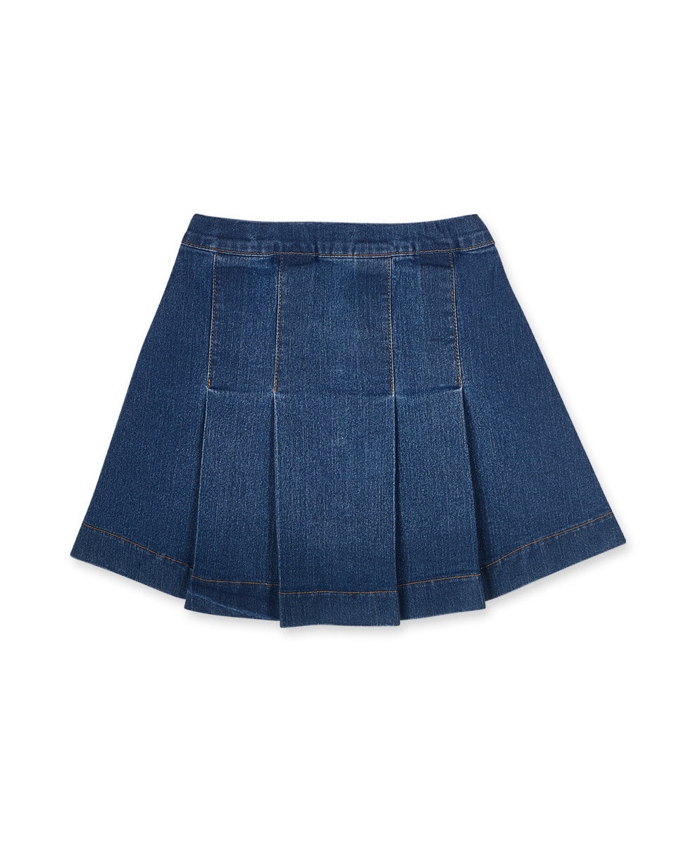 Falda plana azul niña Love to Learn