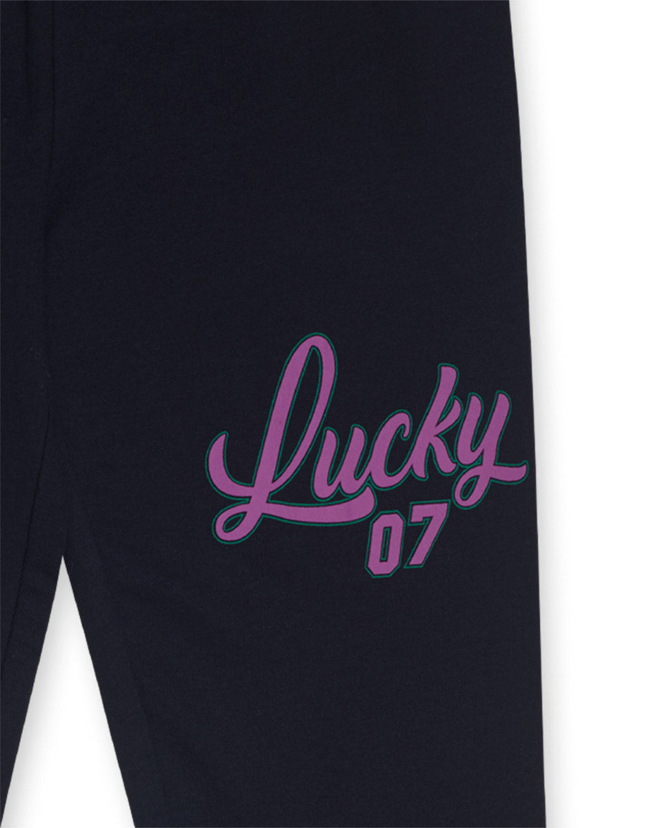 Legging punto azul niña Love to Learn