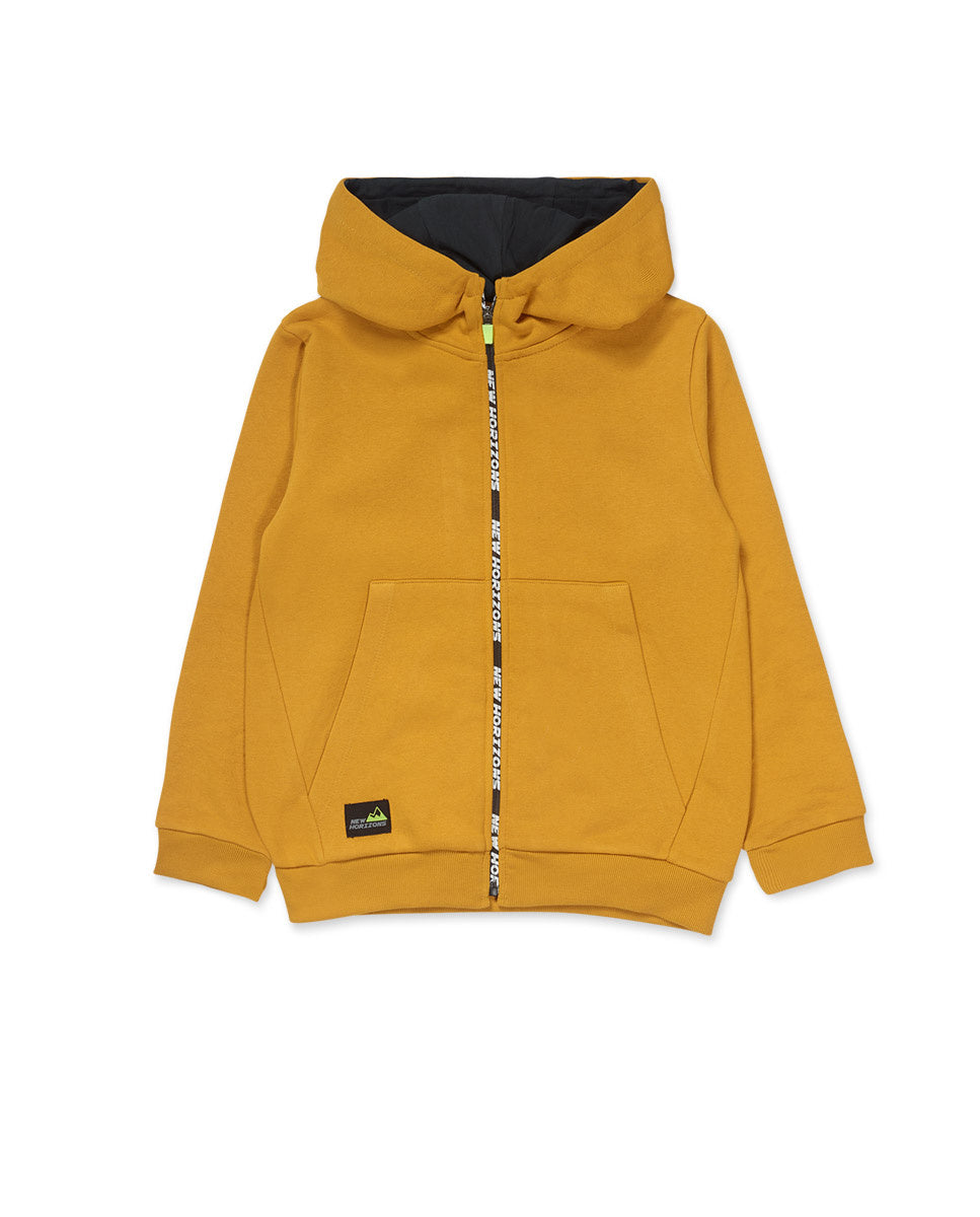 Sudadera punto amarilla niño New Horizons