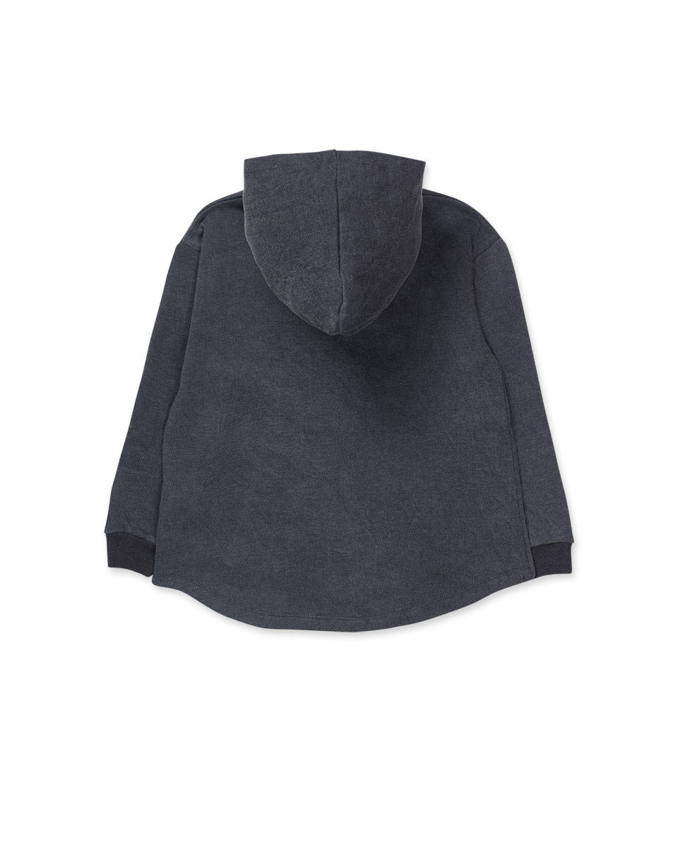 Sudadera punto gris niña No Rules