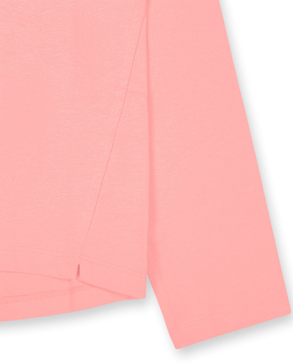 Camiseta punto rosa niña No Rules