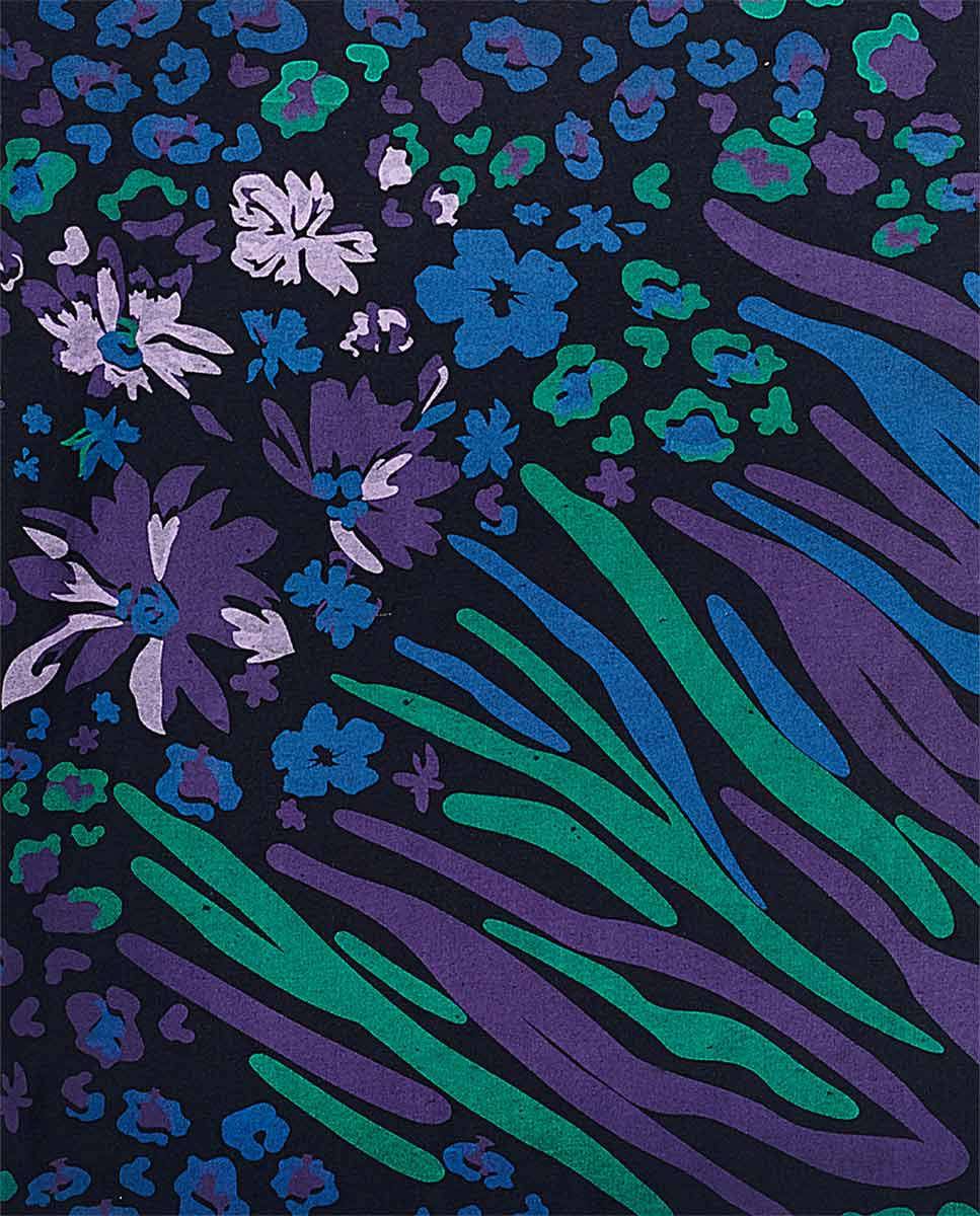 Vestido punto azul de niña Nocturne
