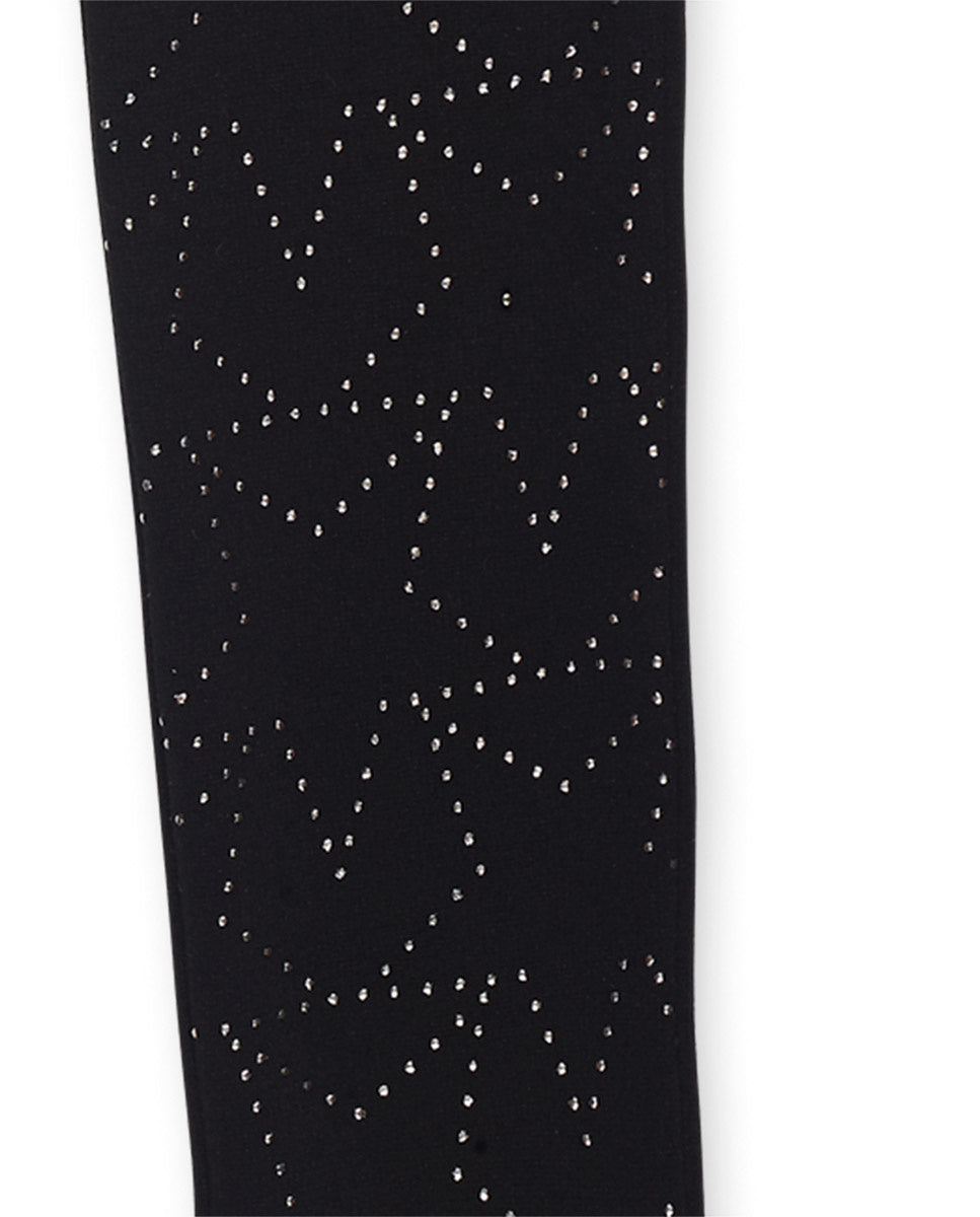 Legging punto negro niña Starlight