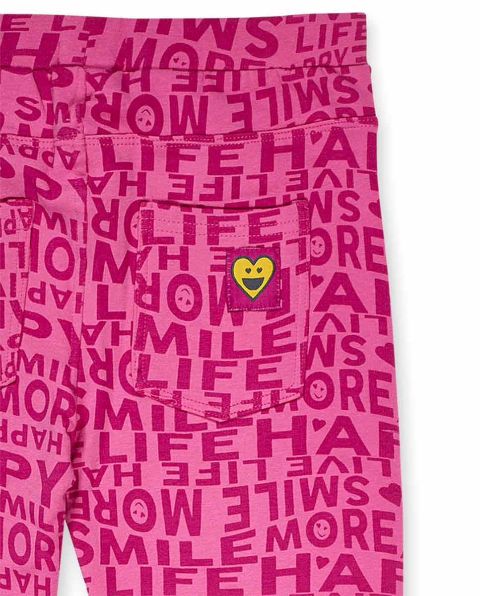 Legging punto rosa niña The happy World