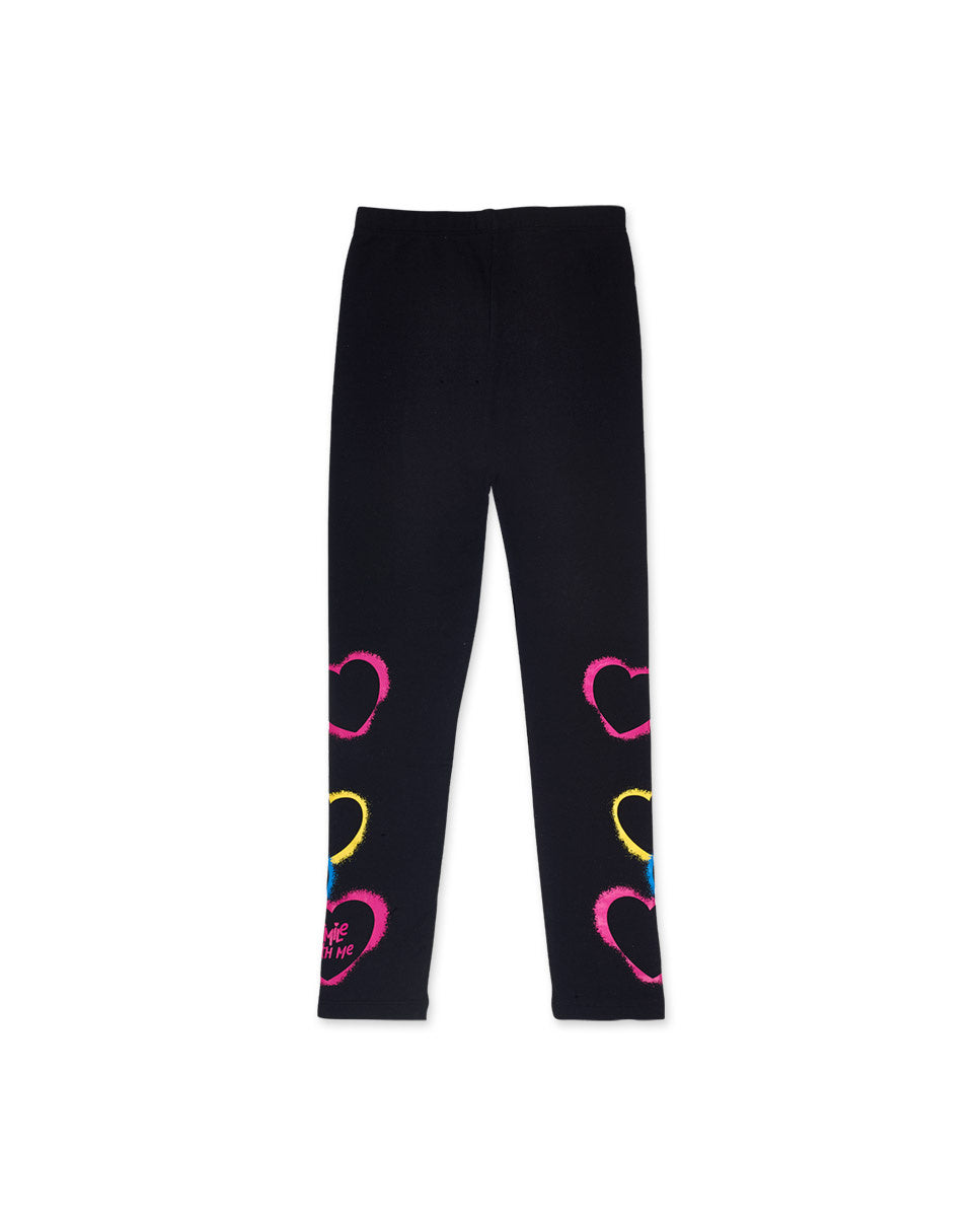 Legging punto negro niña The Happy World