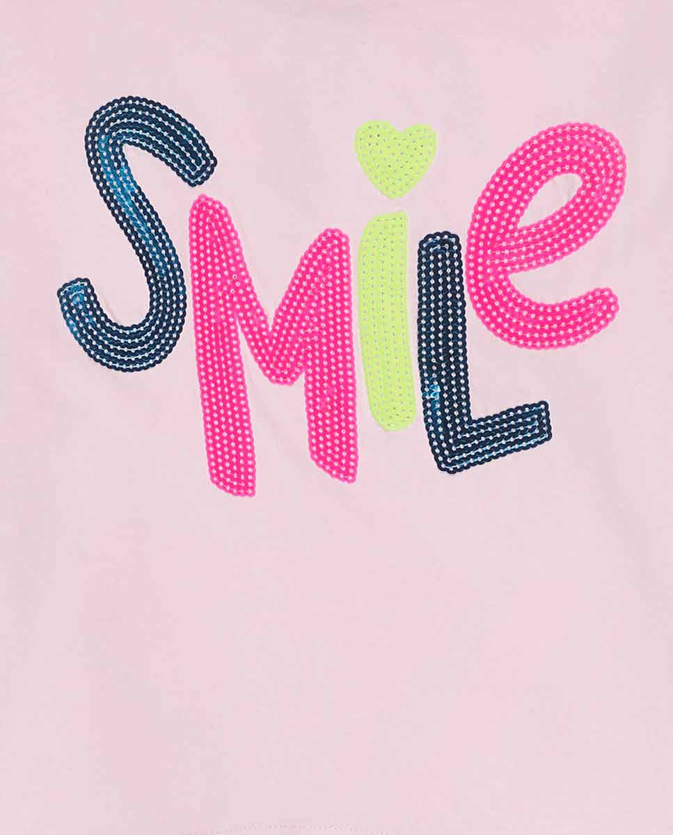 Camiseta punto rosa niña The Happy World