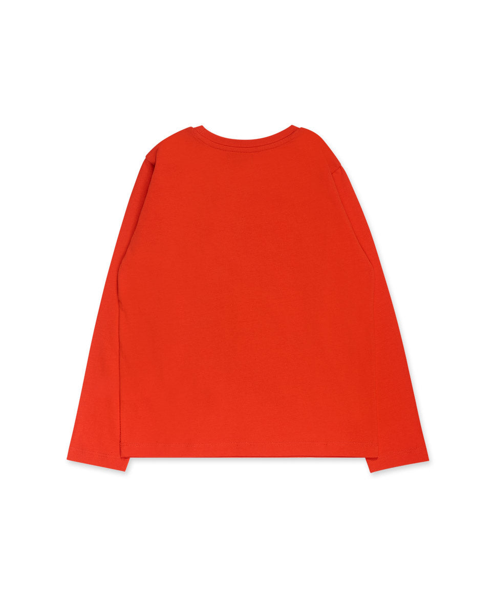 Camiseta punto naranja niño Try New Path