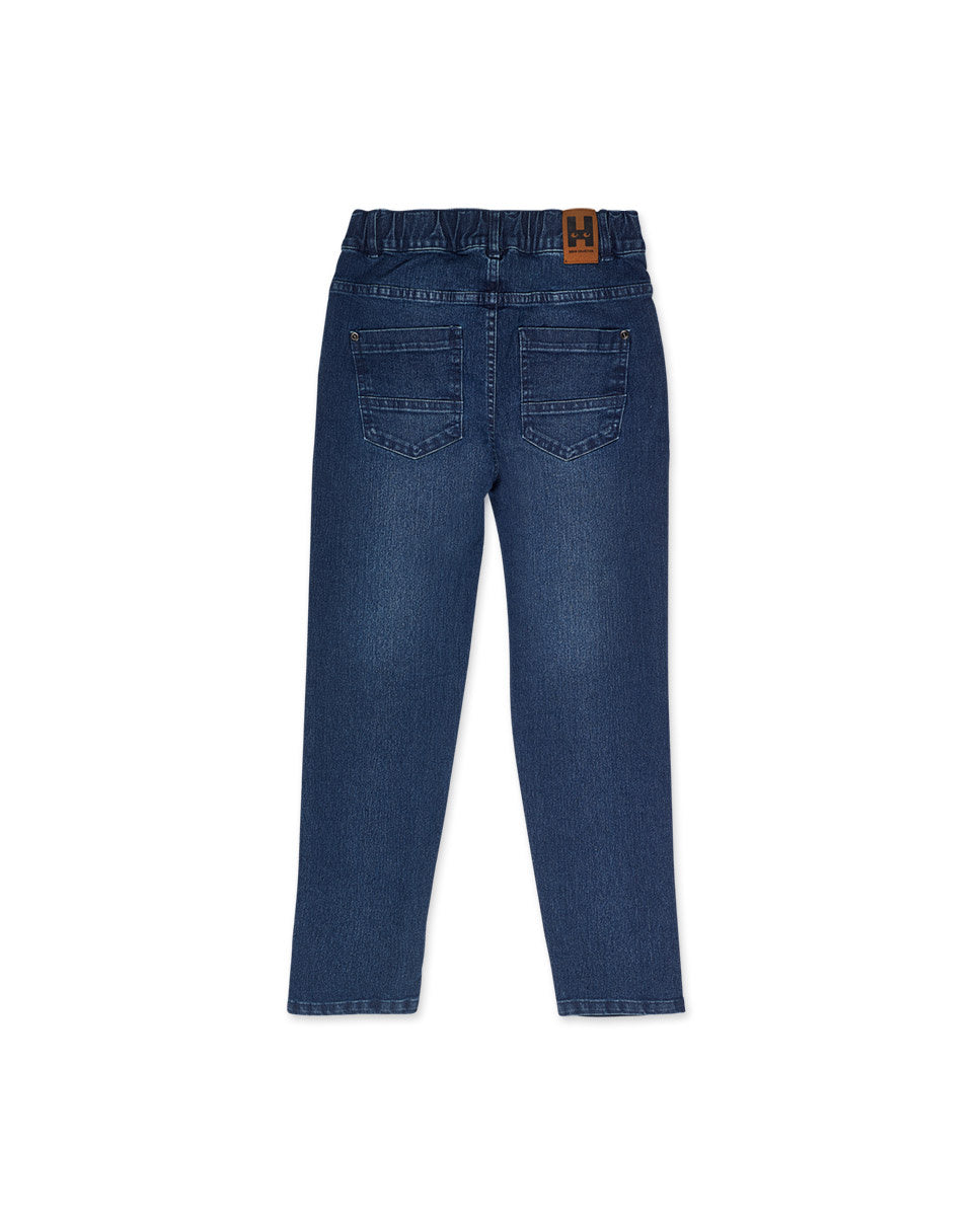 Pantalón plana azul niño Varsity Club