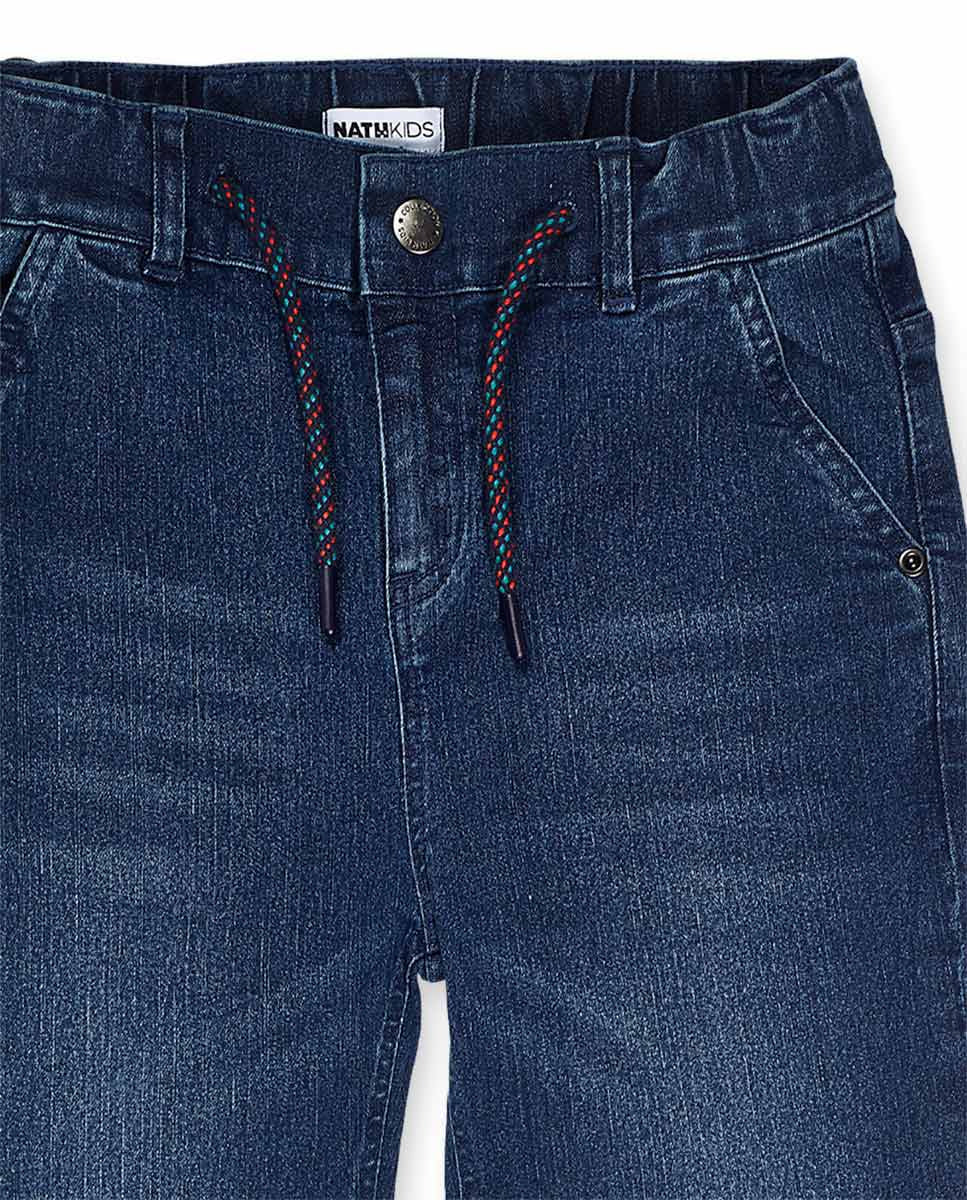 Pantalón plana azul niño Varsity Club