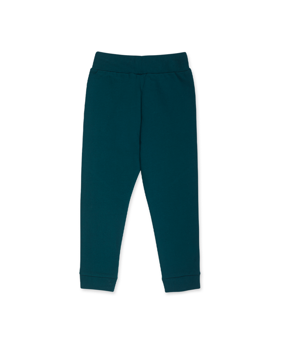 Pantalón felpa verde niño Nice Price