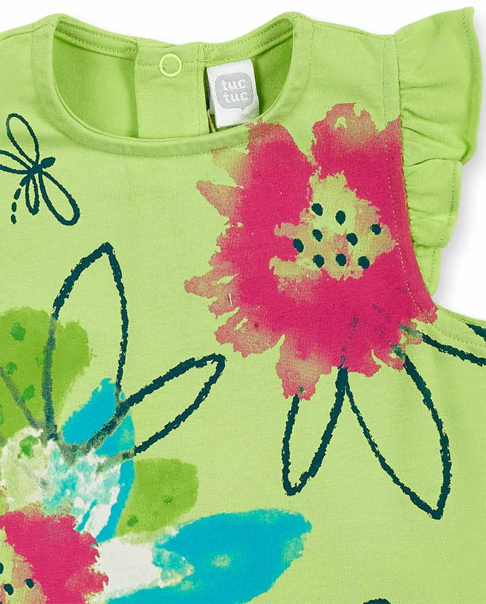 Conjunto punto verde niña Tropadelic