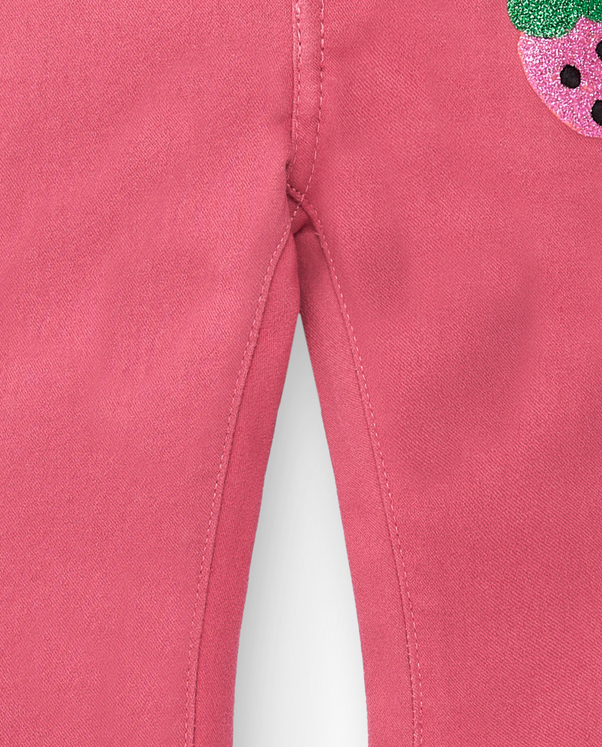 Pantalón denim rosa niña Creamy Ice