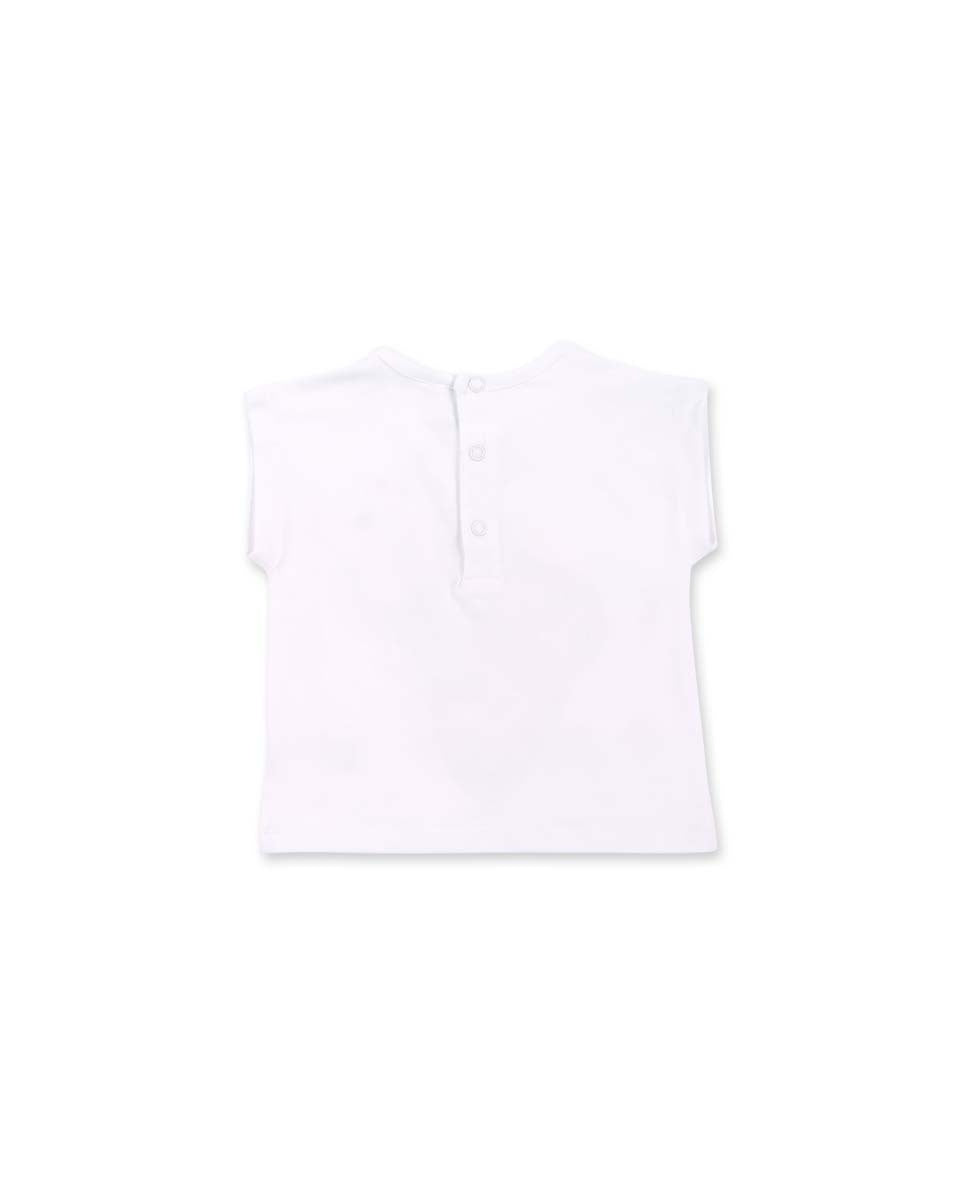 Camiseta punto blanco helado niña Creamy Ice