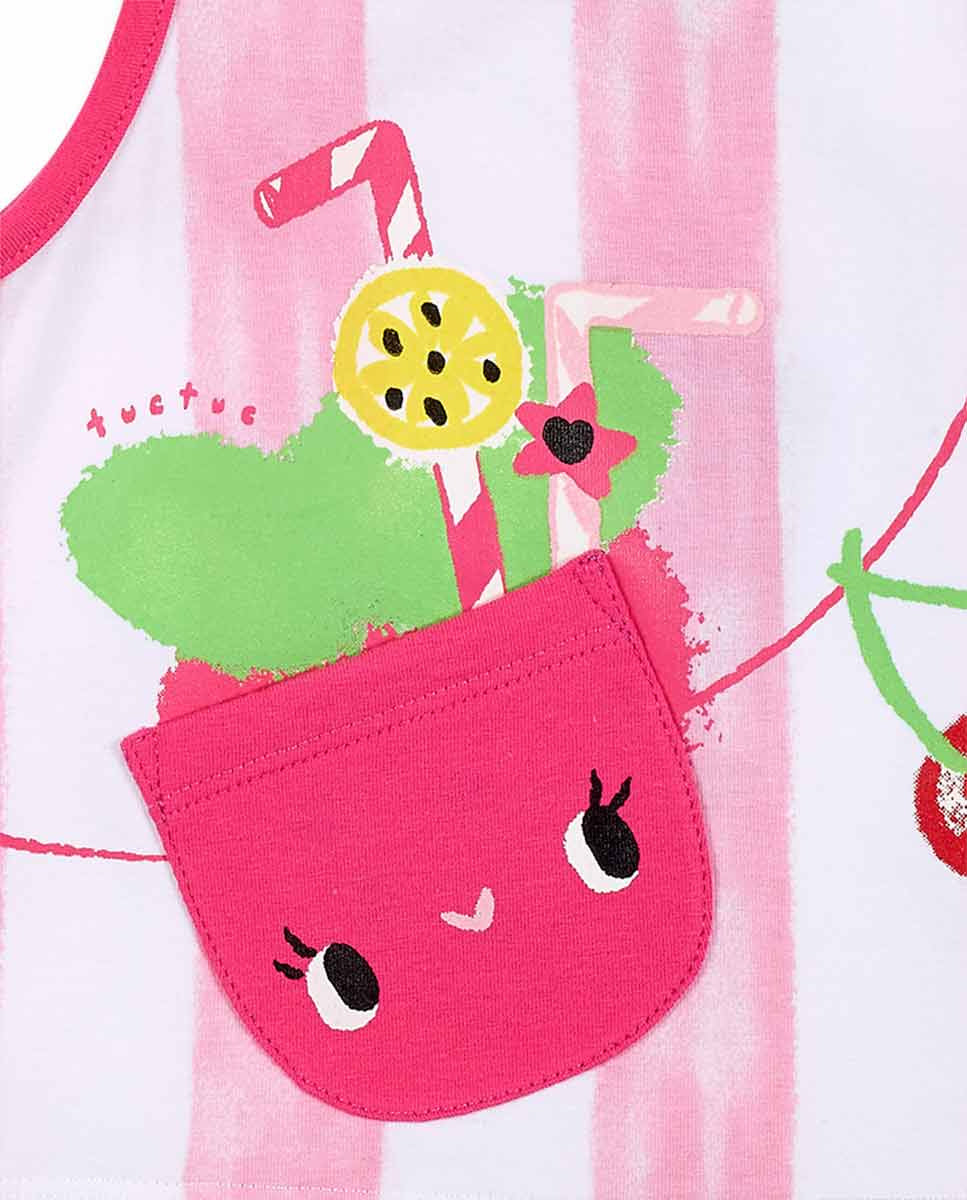 Conjunto punto fucsia niña Creamy Ice