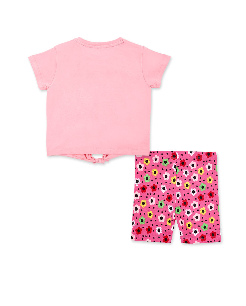 Conjunto punto rosa niña Creamy Ice