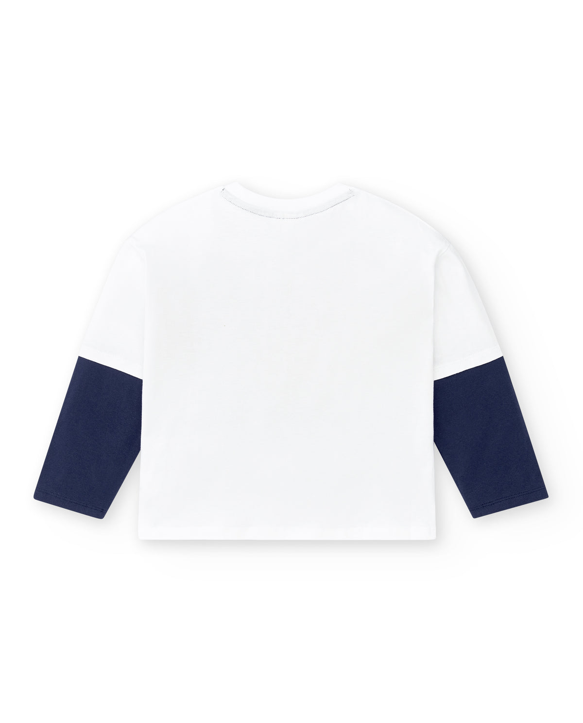 Camiseta larga punto blanco niño Sons of Fun