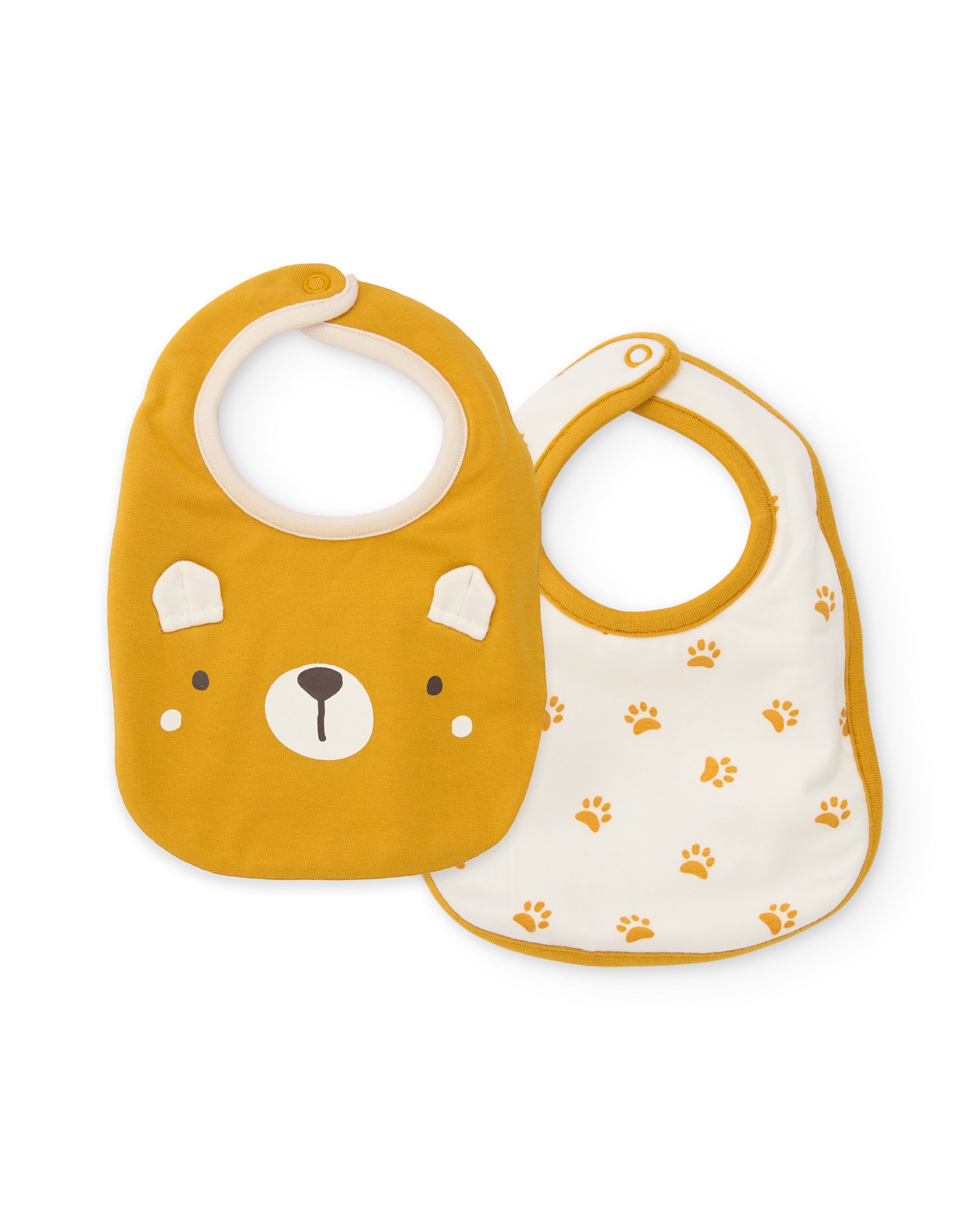 Pack de baberos de bebé de algodón y diseño animal