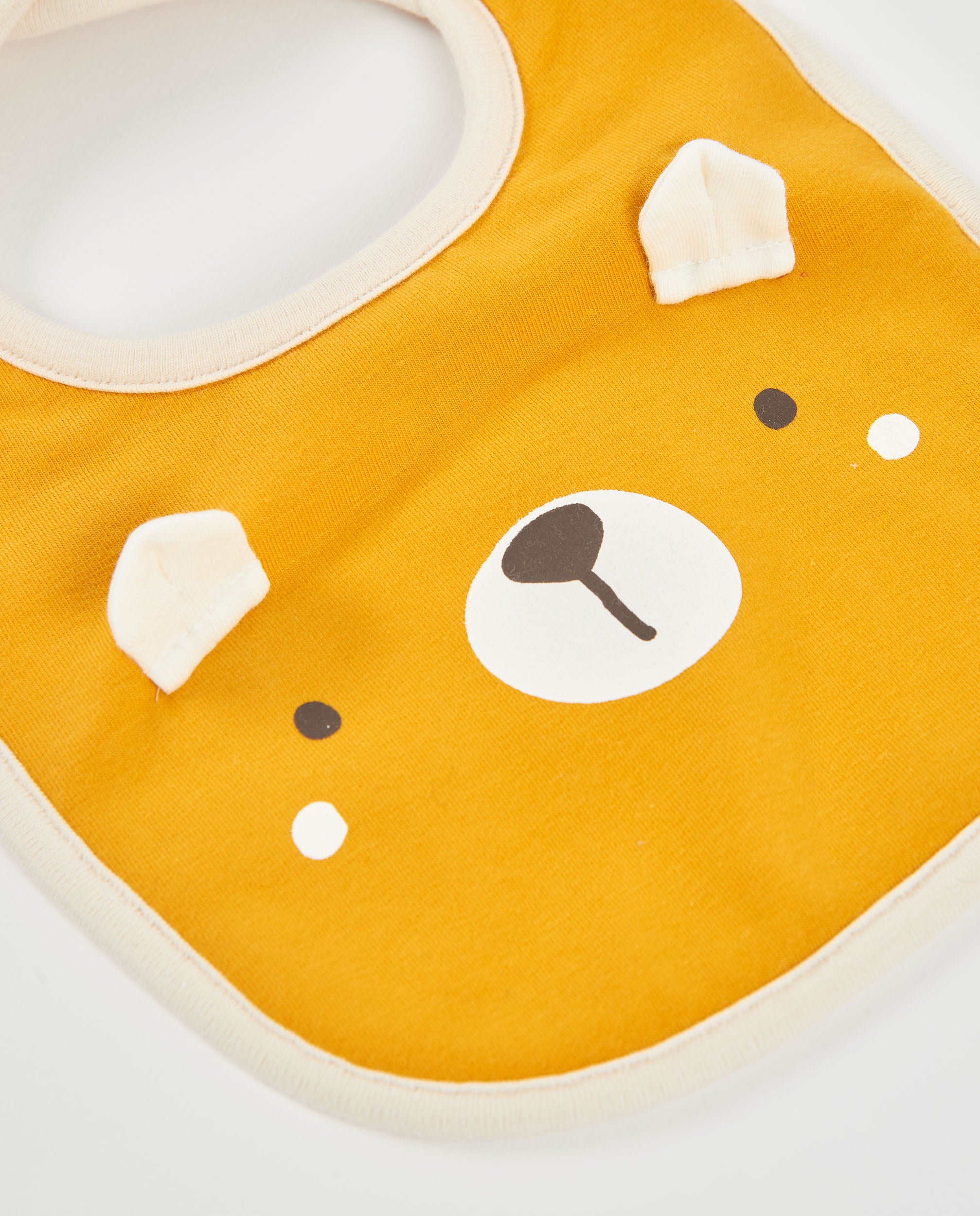 Pack de baberos de bebé de algodón y diseño animal