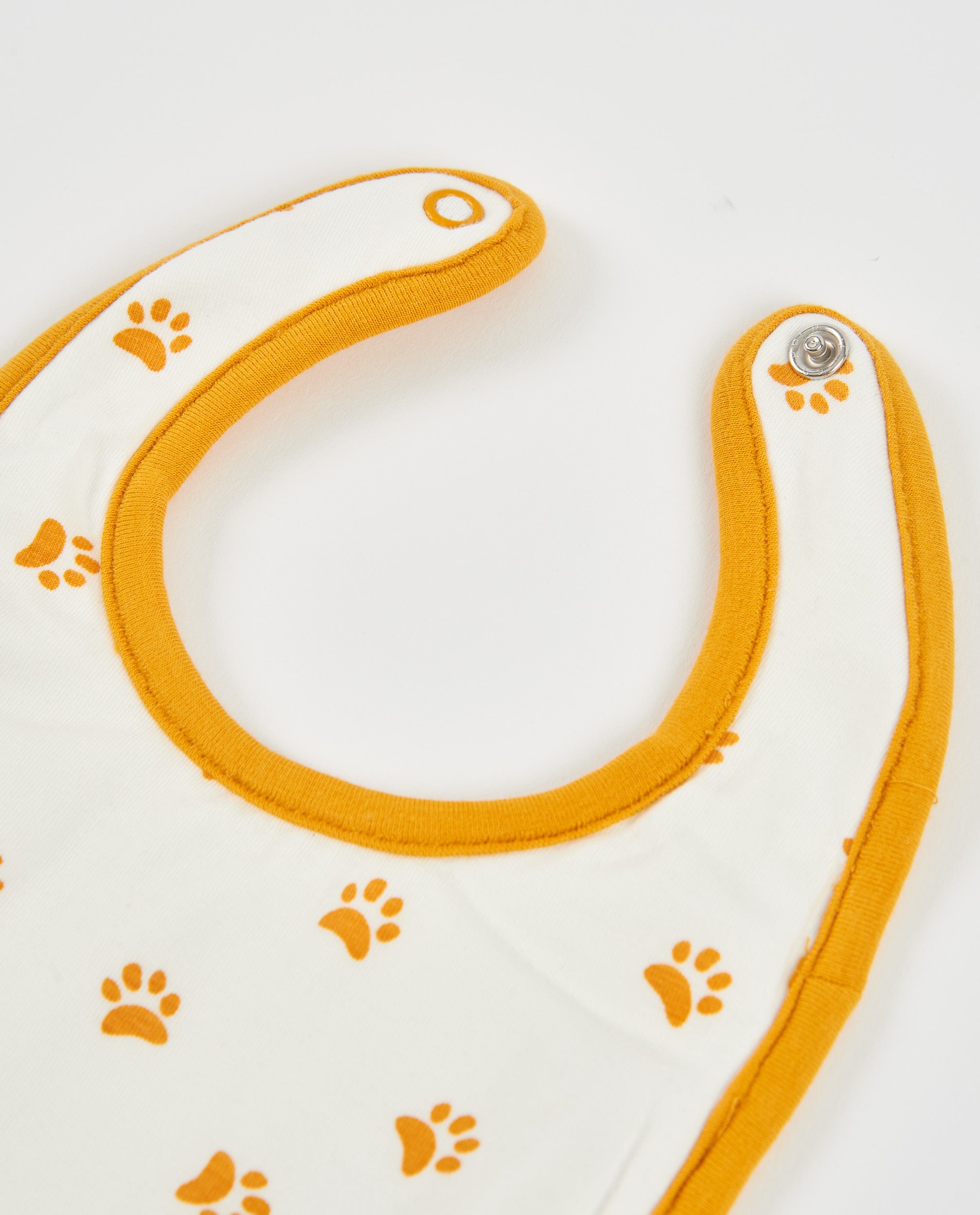 Pack de baberos de bebé de algodón y diseño animal