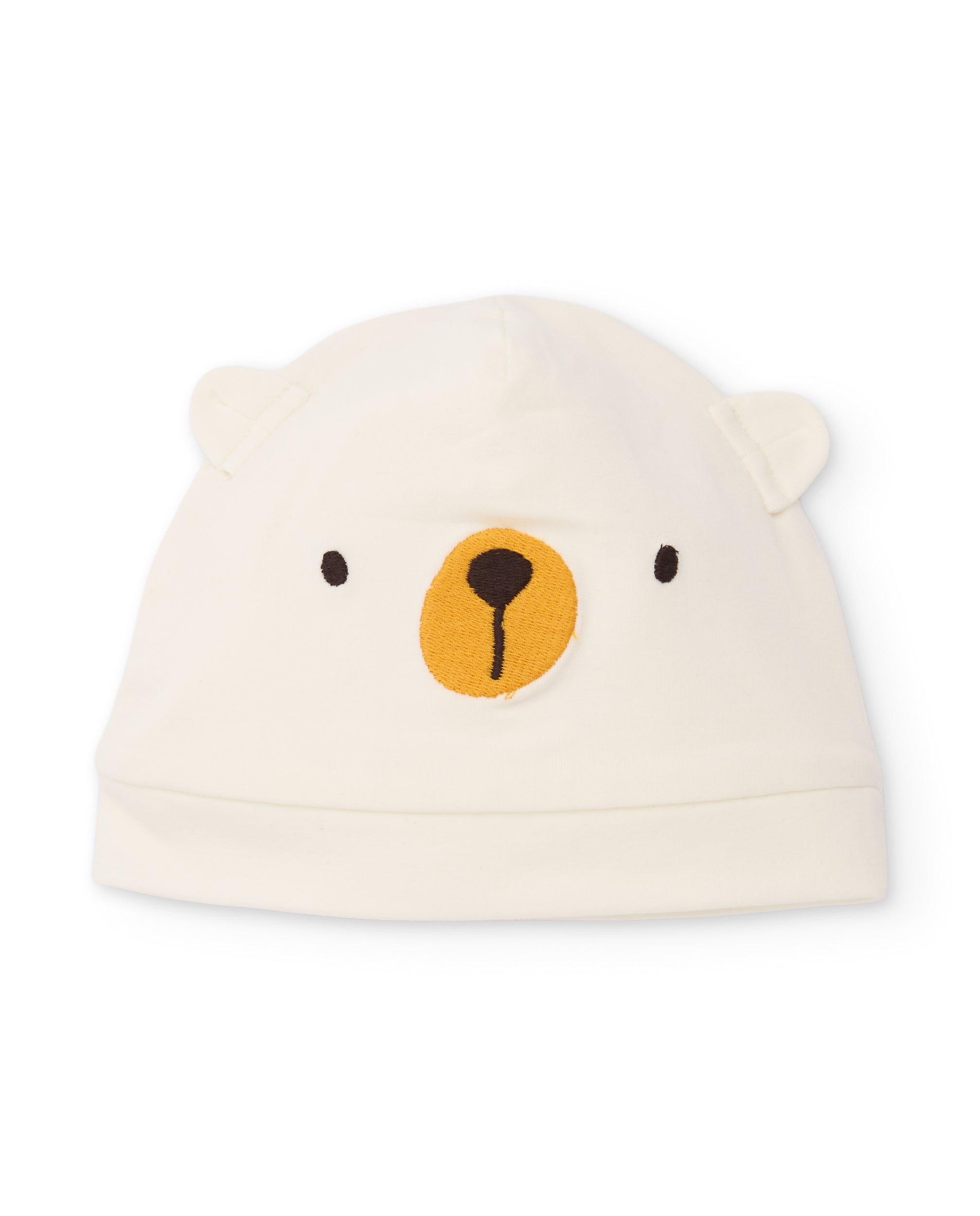 Gorro de bebé de punto con detalles bordados