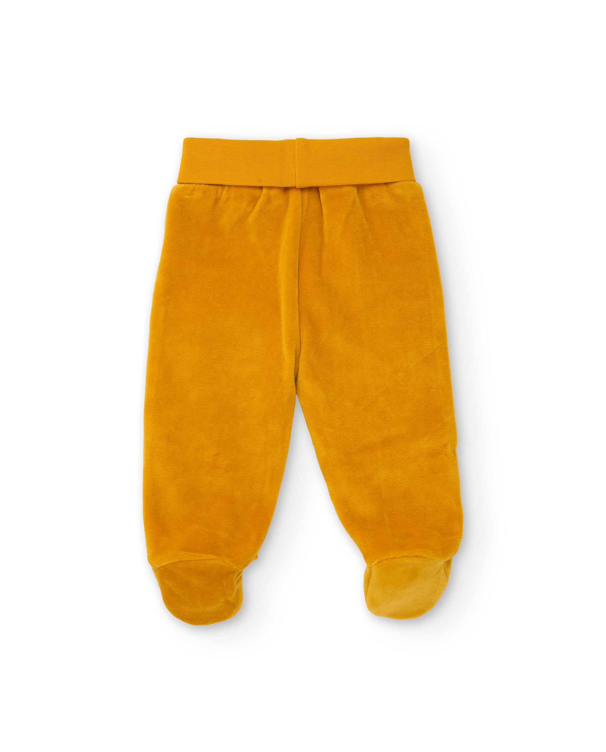 Conjunto de punto de bebé con camiseta cruzada
