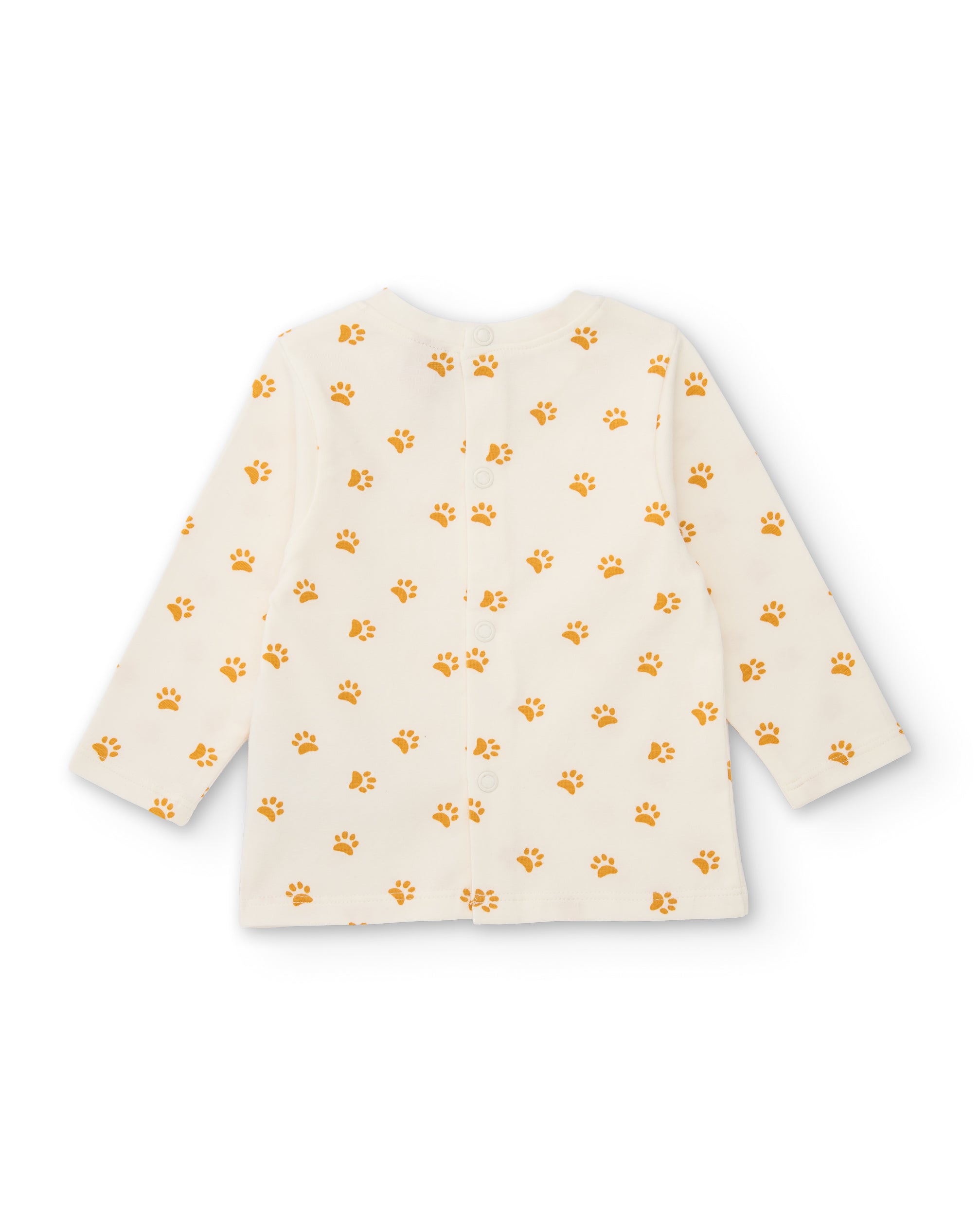 Conjunto de felpa de bebé con camiseta estampada