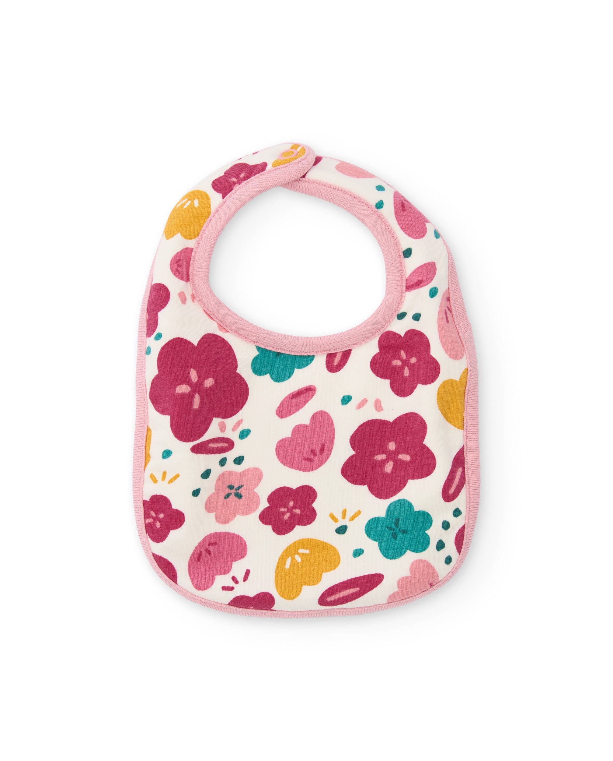 Pack de baberos de bebé con bordados y estampado floral